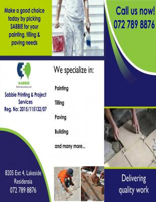 Sabbie Printing and Project Services (Pty) Ltd